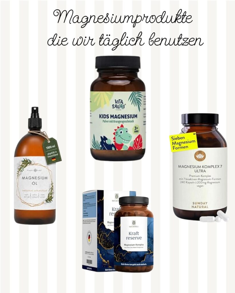 Magnesiumprodukte die wir täglich verwenden