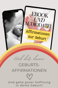 Ebook und Audiodatei Affirmationen zur Geburt