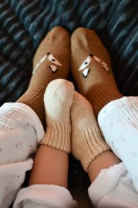 Babysöckchen aus Wolle